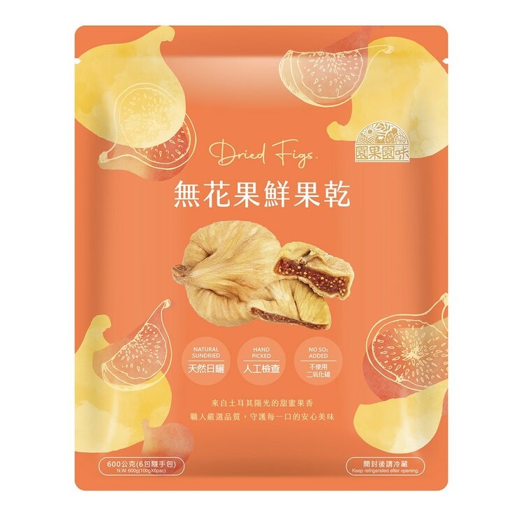園果園味 無花果鮮果乾隨手包 100公克 X 6包