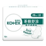 靠得住 茶樹舒涼衛生棉 28公分 80片