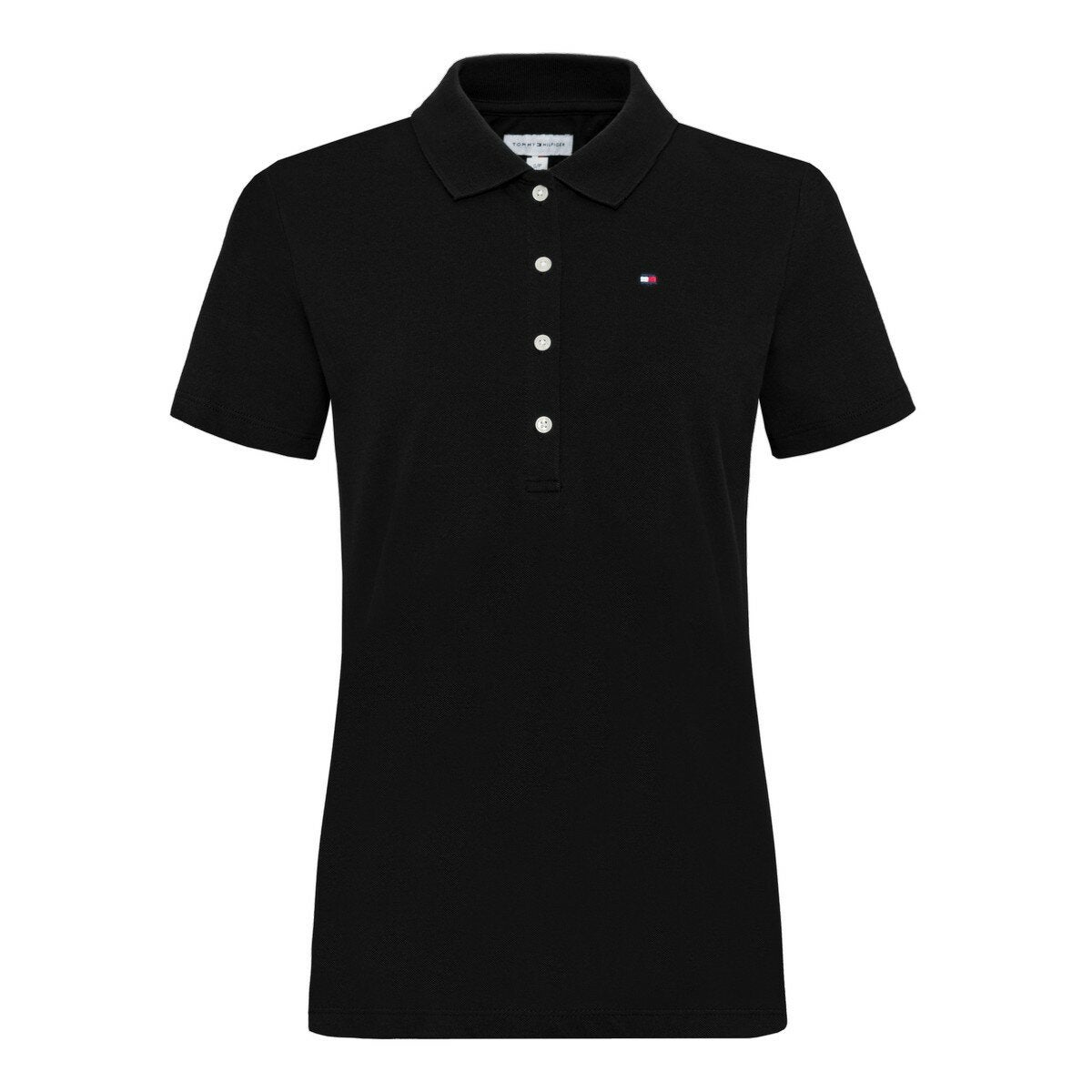 Tommy Hilfiger 女短袖Polo衫 黑 Tommy Hilfiger 女短袖Polo衫 黑