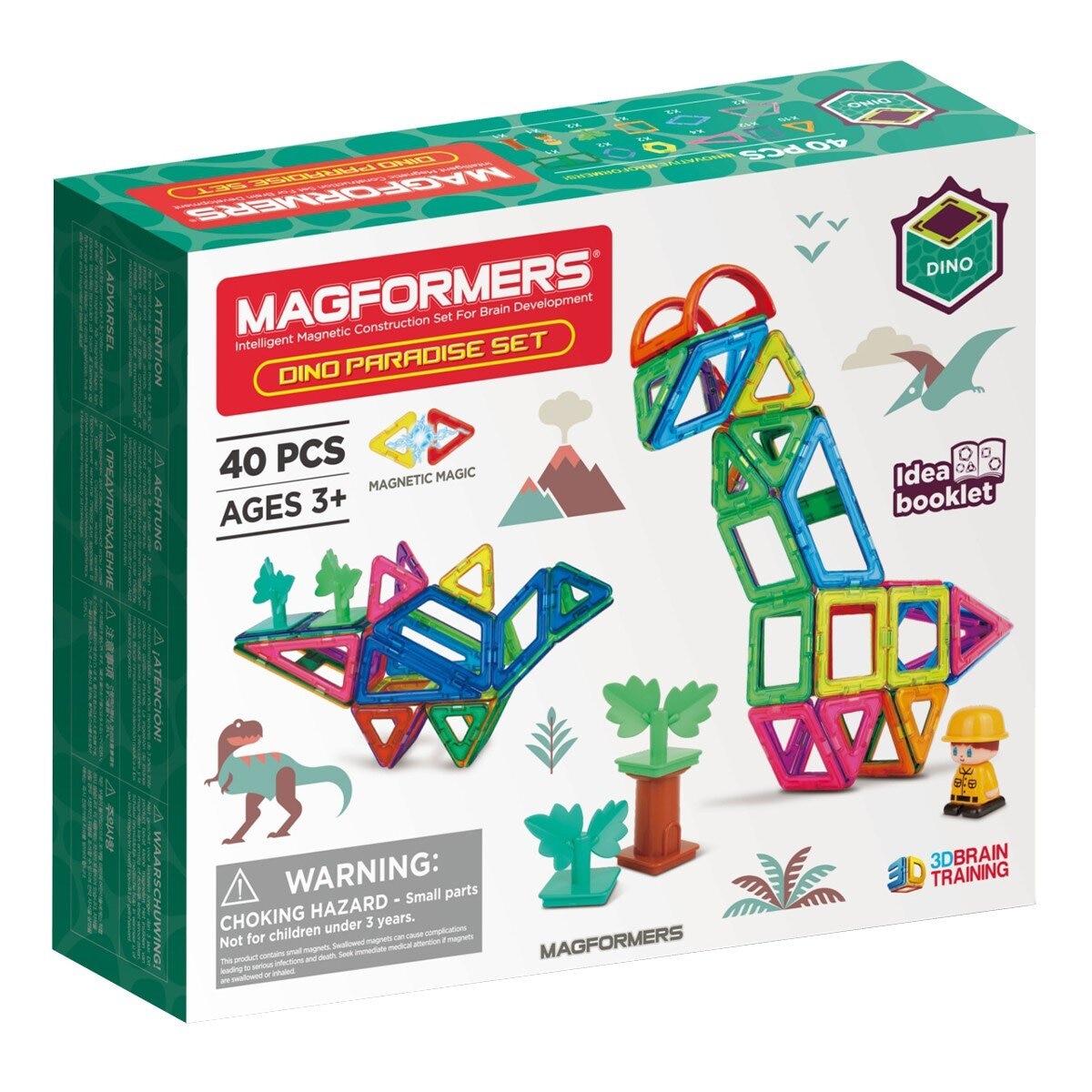 Magformers 磁性建構片 恐龍樂園 / 3歲以上