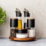 Trudeau 玻璃調味醬料罐、油罐、研磨器 6件組