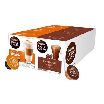 Dolce Gusto 雀巢焦糖瑪奇朵+巧克力歐蕾膠囊組 Dolce Gusto 雀巢焦糖瑪奇朵+巧克力歐蕾膠囊組