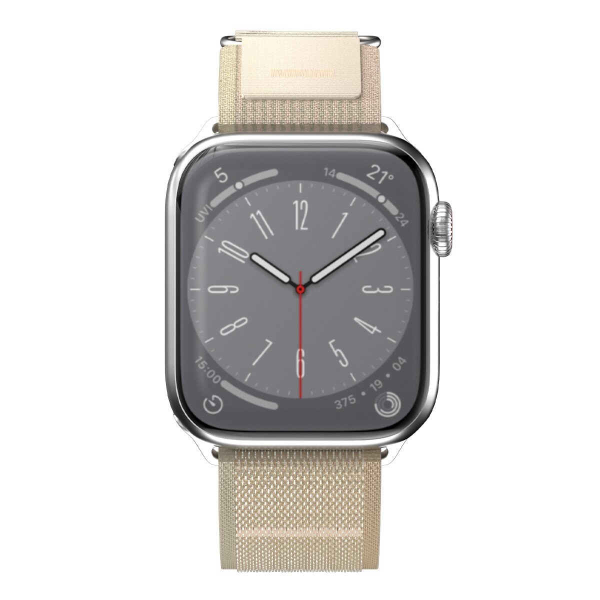 SwitchEasy Flex 彈性越野錶帶 44-49 mm 星光白
