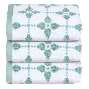 Martha Stewart 緹花純棉毛巾3入組 41公分 X 76公分