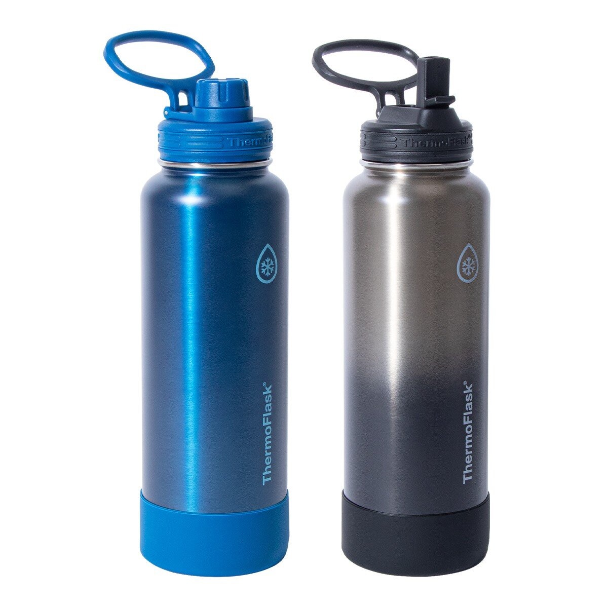 Thermoflask 不鏽鋼保冷保溫瓶 1.2公升 X 2件組 藍+黑