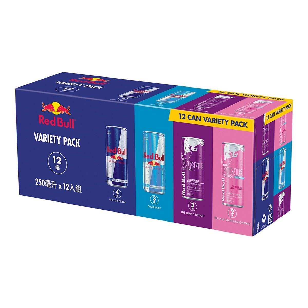 紅牛 能量飲組合包 250毫升 X 12入