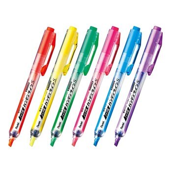 Pentel Handy-lineS 自動螢光筆-12支/盒 Pentel Handy-lineS 自動螢光筆-12支/盒