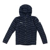 MAMMUT 男防潑水連帽化纖外套 藍