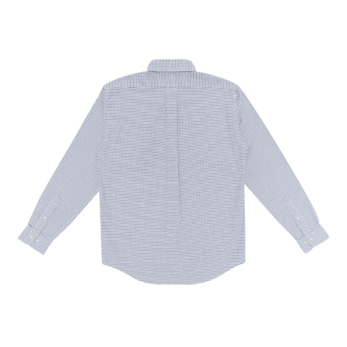 Brooks Brothers 男長袖襯衫 藍白格紋