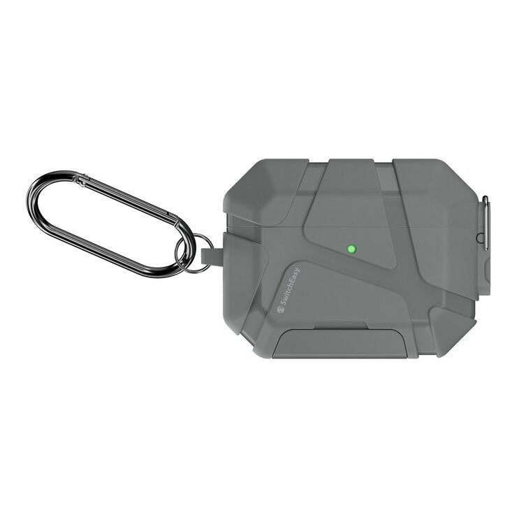 SwitchEasy Armor 支架耳機保護殼 AirPods Pro 3 黑色/灰色 SwitchEasy Armor 支架耳機保護殼 AirPods Pro 3 黑色/灰色