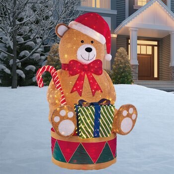 8呎 LED 聖誕熊裝飾