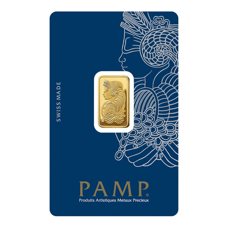 PAMP 財富女神 黃金條塊 999.9純金 5公克