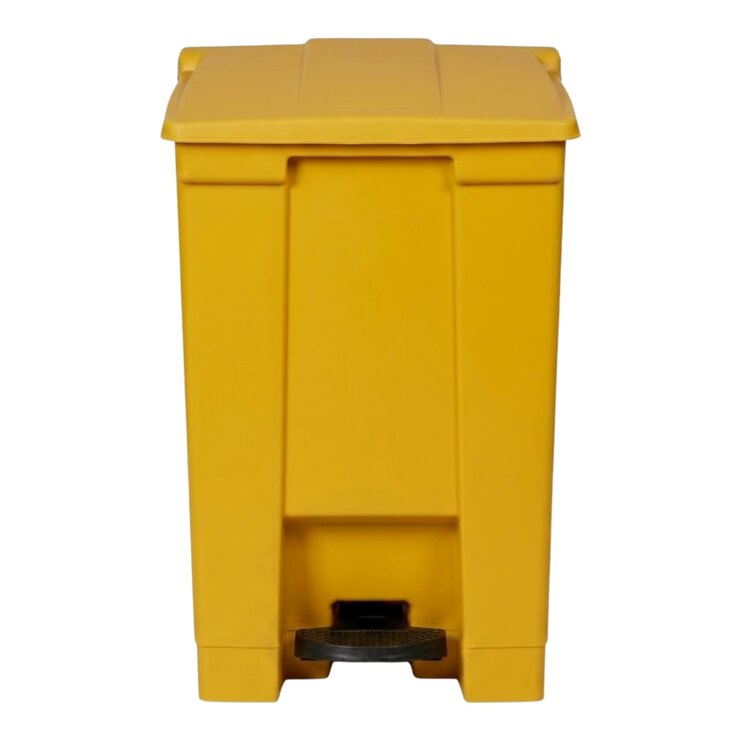 Rubbermaid Commercial Products 腳踏式垃圾桶 46公升 黃色
