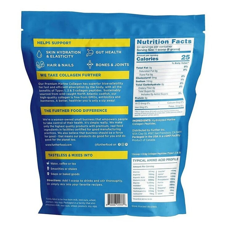 Further Food Premium Marine Collagen Peptides 422 g