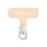 OVERDIGI Handy 多彩快拆手機掛繩+ 360 旋轉掛繩墊片組 棕+黑