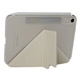 MAGEASY Facet 全方位支架透明背蓋保護套 iPad mini 7 2024 / A17 Pro / iPad mini 6 2021 星光白
