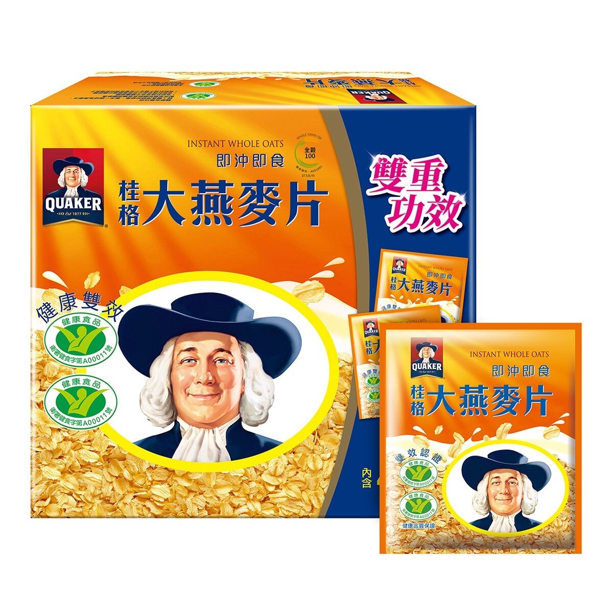 桂格 即沖即食大燕麥片隨身包 37.5公克 X 44入