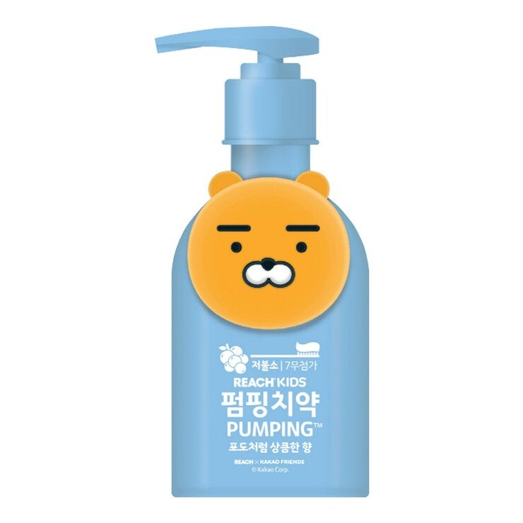 麗奇 X Kakao Friends 按壓式兒童牙膏 160公克 X 2入 麗奇 X Kakao Friends 按壓式兒童牙膏 160公克 X 2入