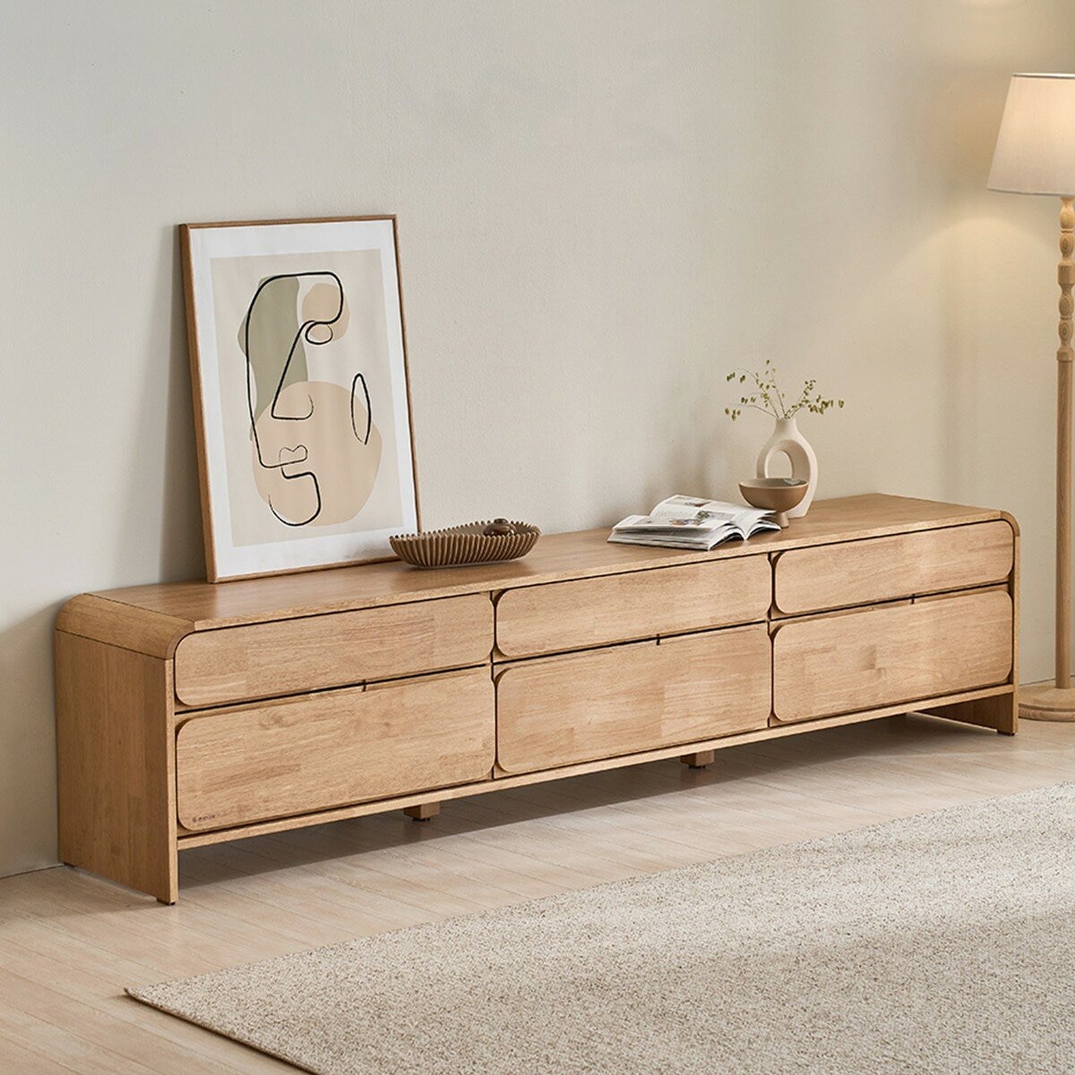 Finlandia Estante 電視櫃 橡木色