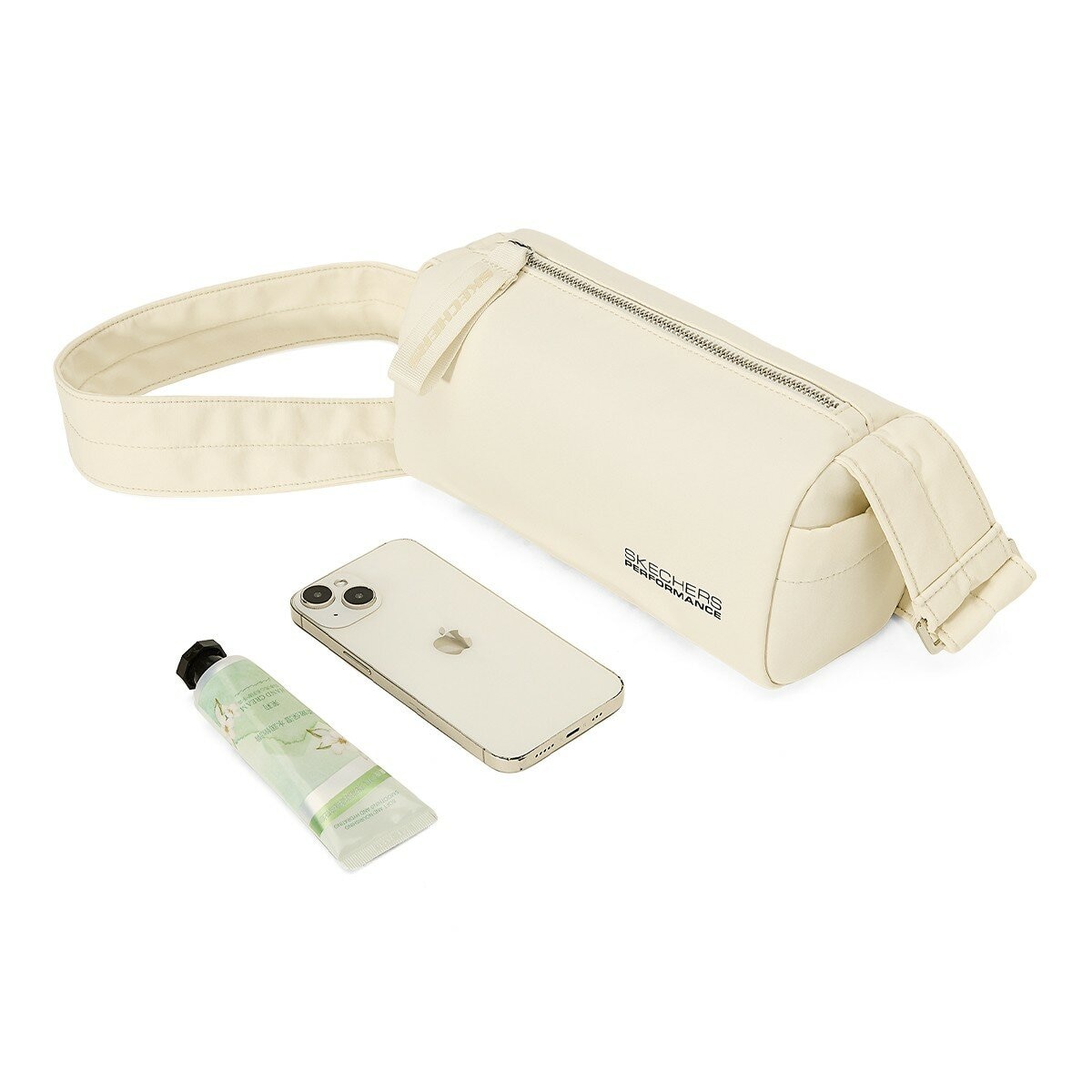 Skechers 女肩背包 白