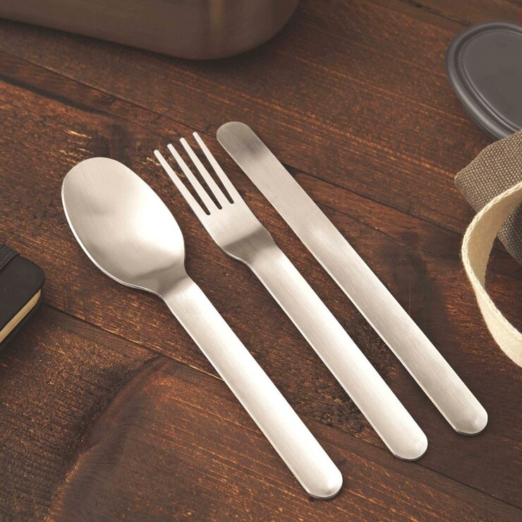 black+blum 不鏽鋼餐具 X 3件組 附收納盒