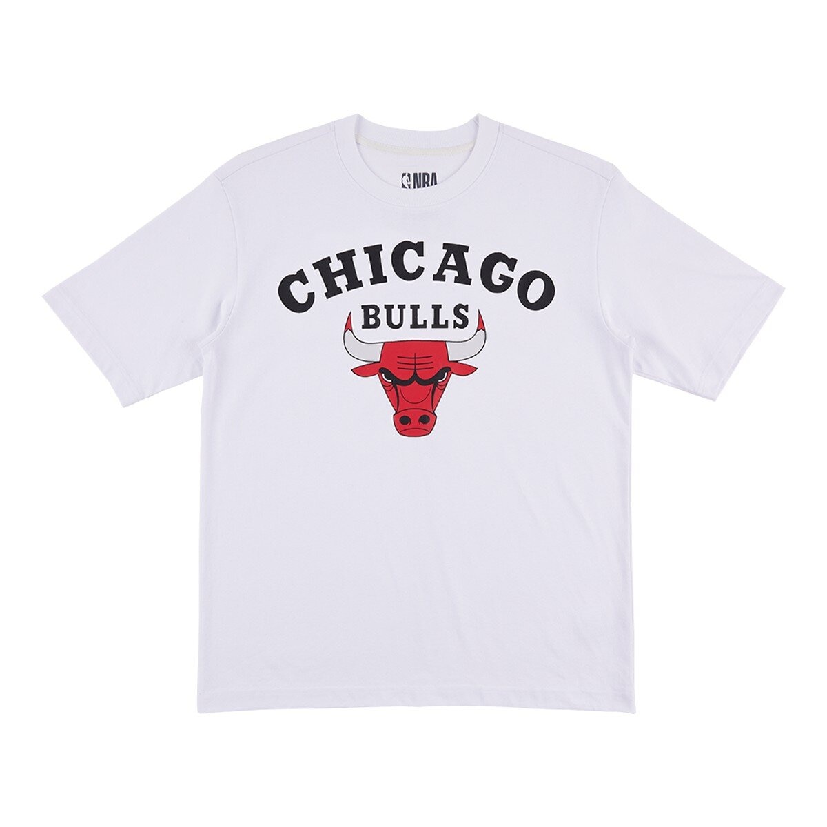 NBA 男球隊寬版上衣 公牛隊 白色