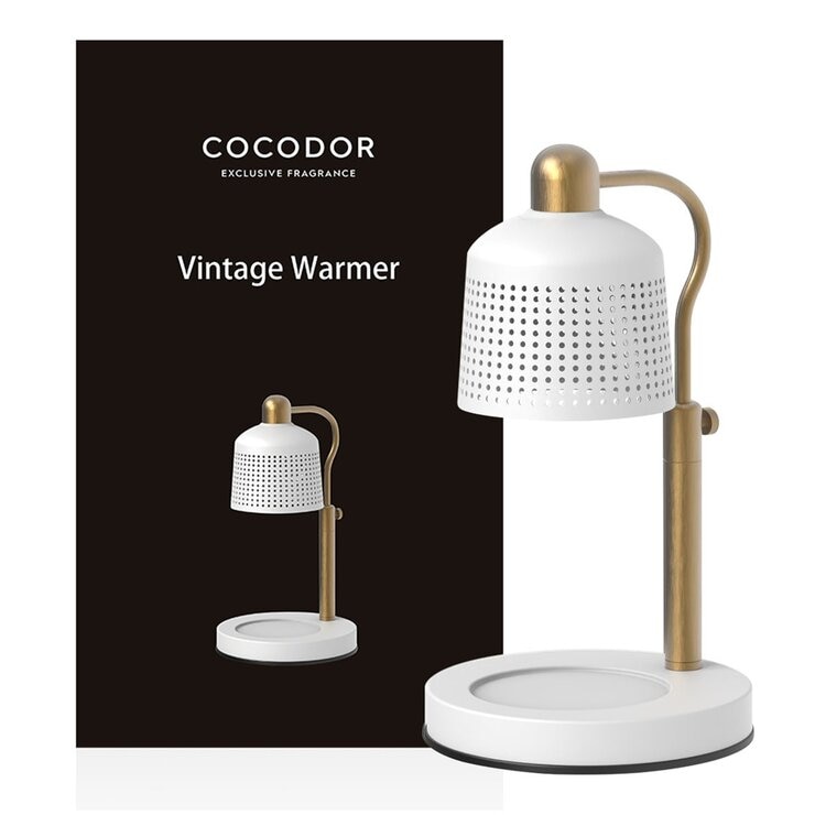 COCODOR 復古融蠟燈+大豆蠟燭 130公克 X 2入組 白
