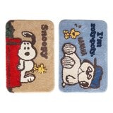 HOUSUXI 舒希 超細纖維地墊 2入組 60公分 X 40公分 史努比 & 歐拉夫 HOUSUXI 舒希 超細纖維地墊 2入組 60公分 X 40公分 史努比 & 歐拉夫