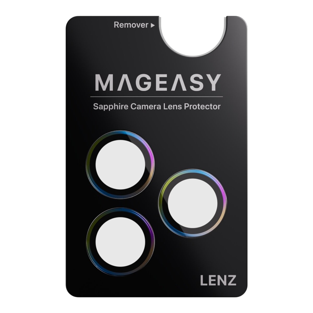 MAGEASY Odyssey Ultra M 終極防摔磁吸支架掛繩手機殼 iPhone 17 Pro Max(迷霧/岩石灰) + 鏡頭保護貼Lenz(炫彩) + Vetro 9H 鋼化玻璃保護膜