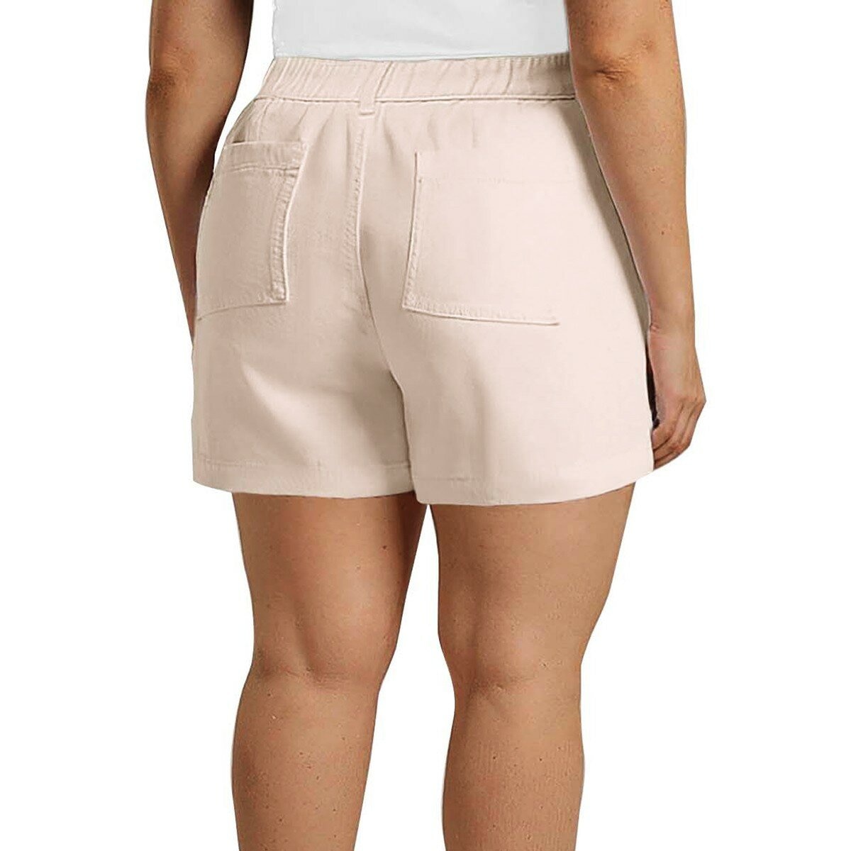 GAP 女鬆緊腰短褲 粉