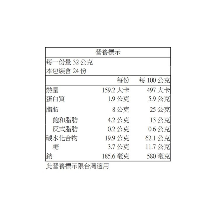 好麗友 預感香烤洋芋片 洋蔥口味 64公克 X 12盒