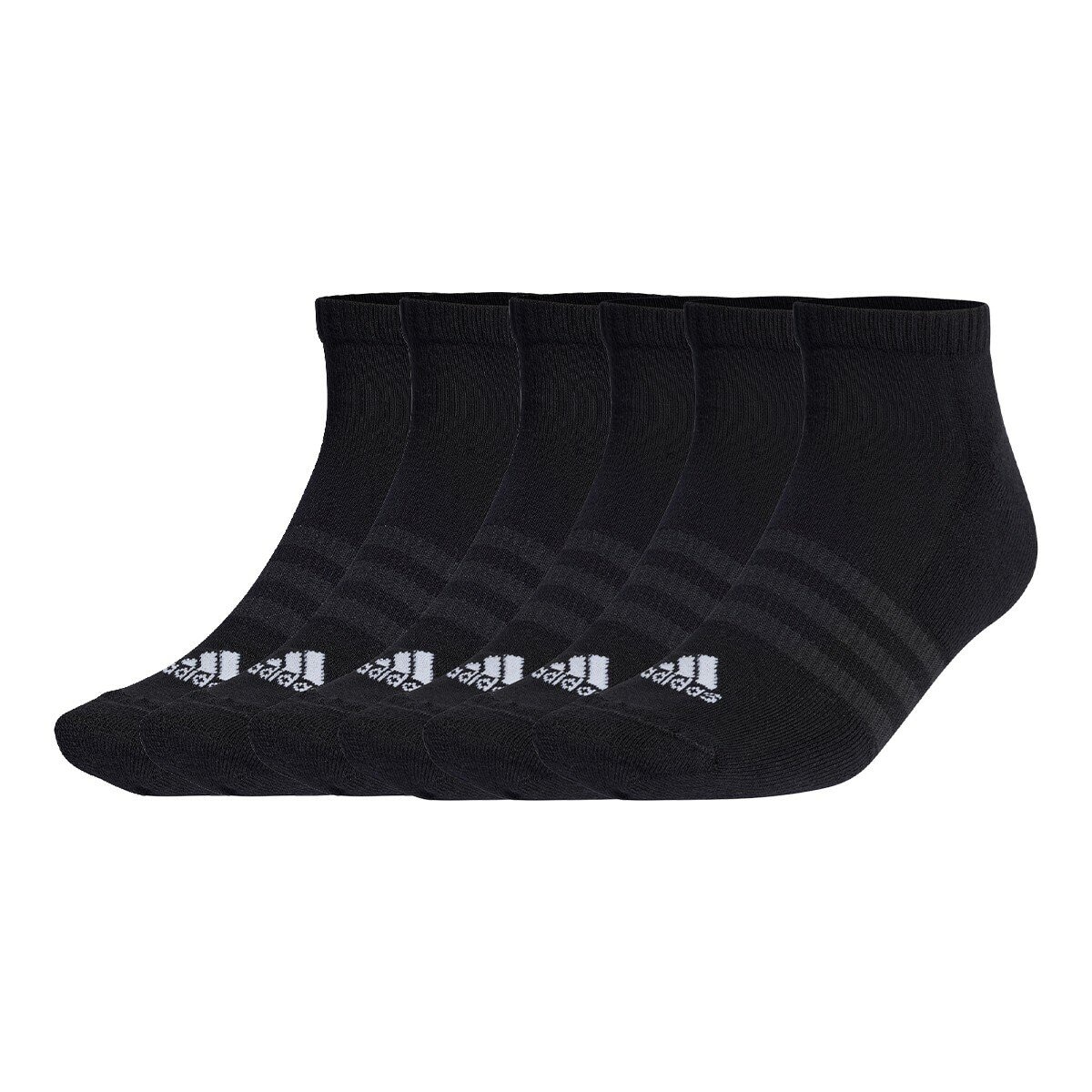 Adidas 男低筒襪六入組 #HT3434/IC1332/IC1333 黑