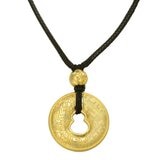 24K黃金項鍊 古法雲錦吊墜 226厘