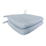 Sutton Place 記憶棉椅墊 X 2入 40公分 X 45公分 灰