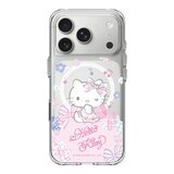 犀牛盾 iPhone 17 Pro Clear (MagSafe兼容) 抗黃化透明防摔手機殼 Hello Kitty 夢幻蝴蝶結 + 9H 抗藍光鋼化玻璃保護貼