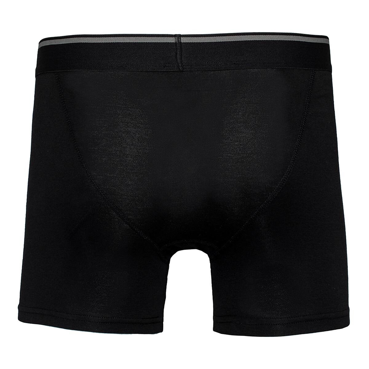 Kirkland Signature 科克蘭 男彈性平口褲4入 黑 XL