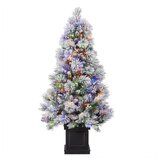 137公分 / 4.5呎 雪絨盆裝聖誕樹