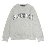 Nautica 男毛圈布長袖上衣 灰