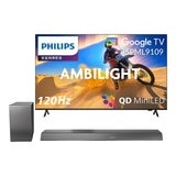 飛利浦 85吋 Mini LED 顯示器 85PML9109 + 飛利浦 3.1.2 聲霸 TAB8947/96
