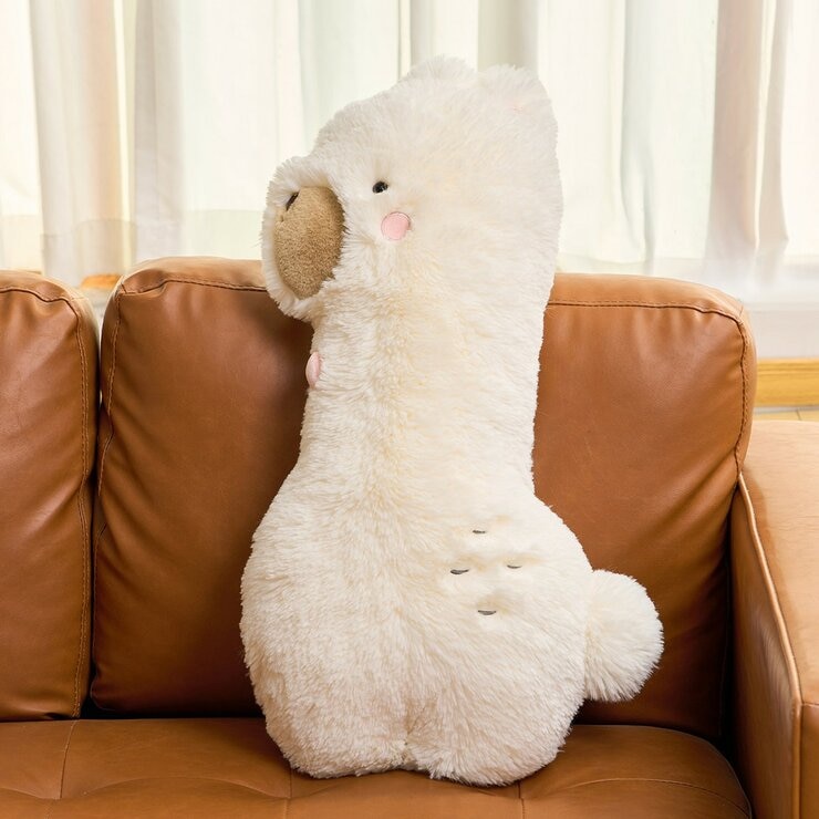 Zoobies 毛絨動物抱枕 33公分 X 17公分 X 65公分 羊駝