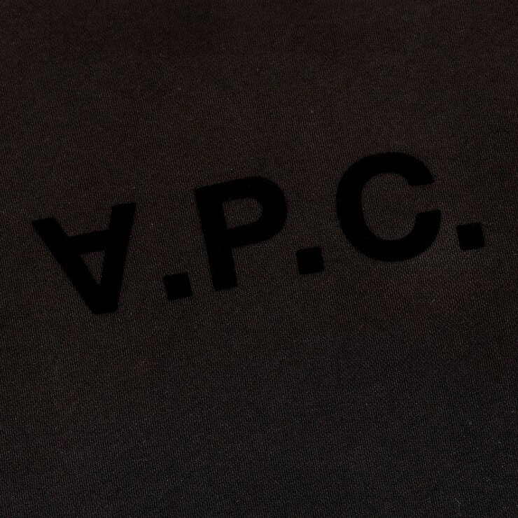 A.P.C. 女植絨長袖上衣 黑