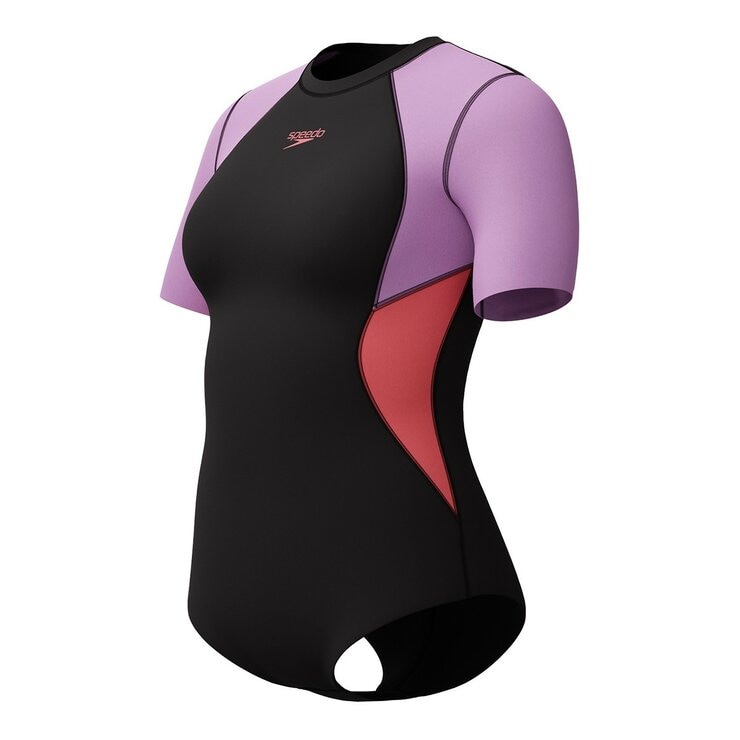 Speedo 女短袖連身泳裝 Speedo 女短袖連身泳裝