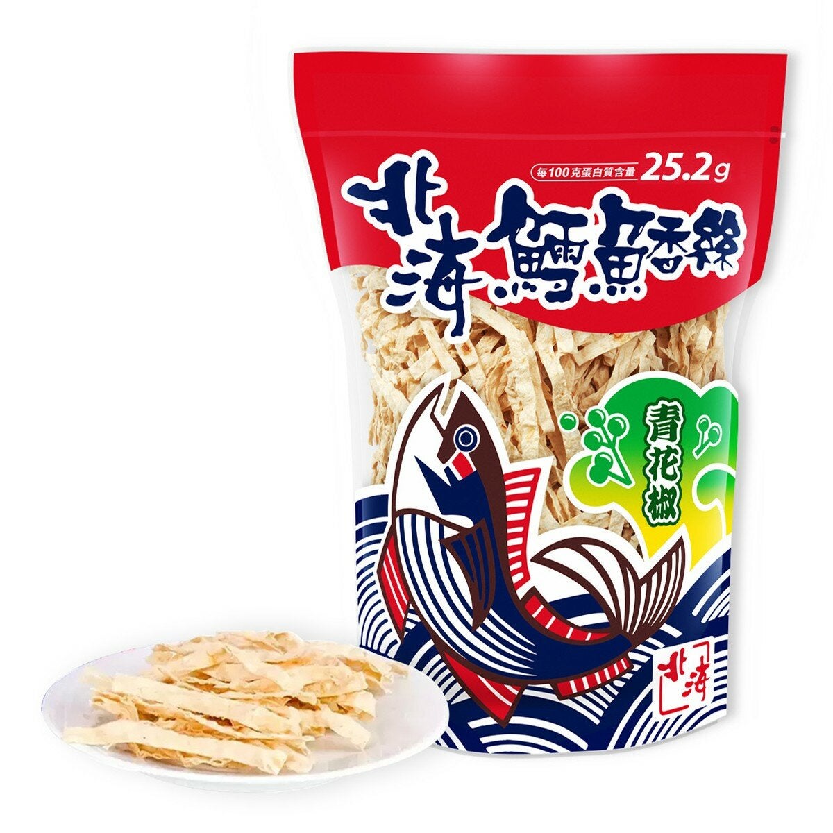 北海 鱈魚香絲 青花椒辣味 600公克 北海 鱈魚香絲 青花椒辣味 600公克