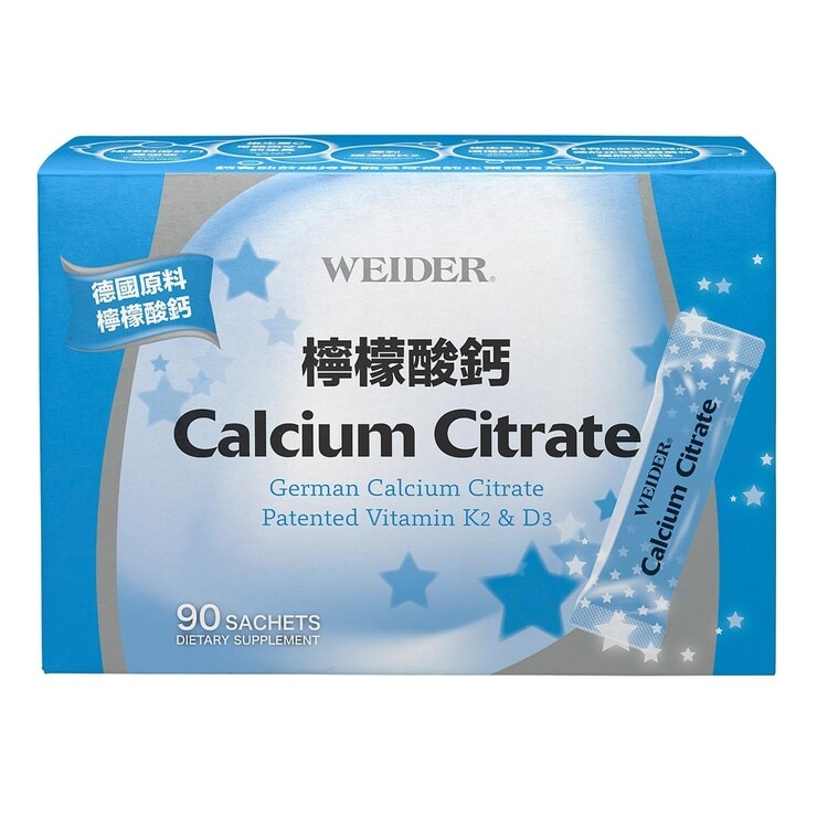 WEIDER Calcium Citrate 3 g X 90-Sachet