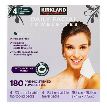Kirkland Signature 科克蘭 卸妝潔面布 180片 Kirkland Signature 科克蘭 卸妝潔面布 180片