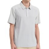 Brush Finch 男短袖Polo衫 灰