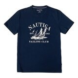 Nautica 男短袖印花上衣