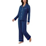 DKNY 女長袖睡衣套組 深藍