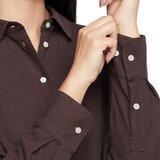 Banana Republic 女長袖襯衫 深棕