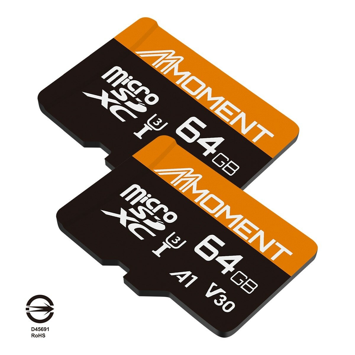 MMOMENT 64GB MicroSDXC U3 V30 A1 記憶卡 2入組 MMOMENT 64GB MicroSDXC U3 V30 A1 記憶卡 2入組